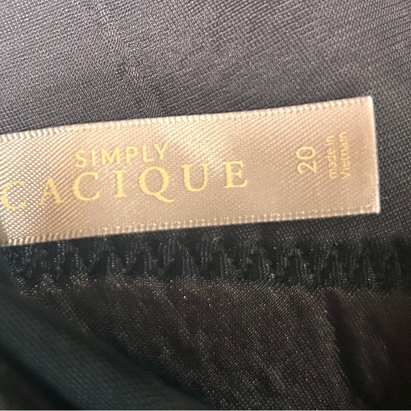 Cacique Elegant Black Tankini top only Swimsuit - Picture 6 of 6